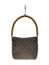 【中古】LOUIS VUITTON◆LOUIS VUITTON ルイヴィトン トートバッグ/PVC/M51146/ルーピングMM【バッグ】