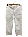 【中古】MILITARY◆ボトム/34/ポリエステル/WHT/8405-00-110-8297【メンズウェア】