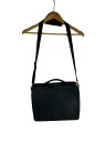 【中古】COACH◆ブリーフケース/レザー/BLK/無地/0539【バッグ】