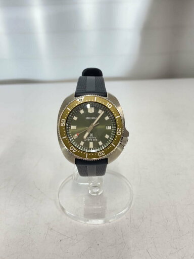 【中古】SEIKO◆自動巻腕時計/アナログ/ラバー/KHK/BLK/6R35-00T0【服飾雑貨他】 【中古】SEIKO◆自動巻腕時計/アナログ/ラバー/KHK/BLK/6R35-00T0【服飾雑貨他】