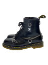 【中古】Dr.Martens◆シミ汚れアリ/レースアップブーツ/UK9/BLK【シューズ】
