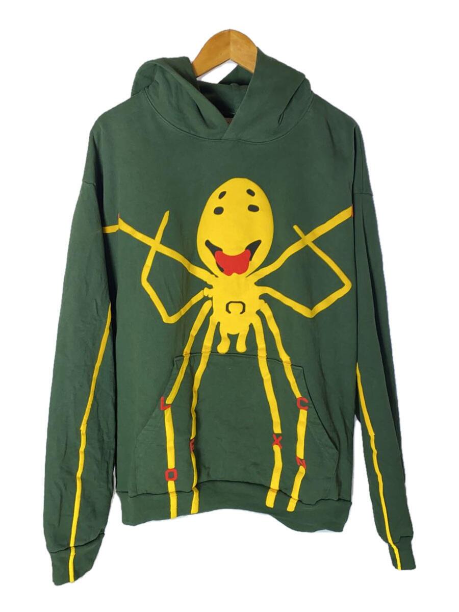 楽天2nd STREET 楽天市場店【中古】CACTUS PLANT FLEA MARKET◆パーカー/SMIIIILEY SPIDER LEGS HOODIE/XL/コットン/GRN/プリント//【メンズウェア】