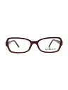 【中古】BVLGARI◆メガネ/ウェリントン/プラスチック/RED/CLR/メンズ/4047【服飾雑貨他】