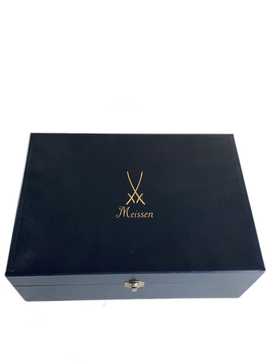 【中古】Meissen◆波の戯れ/ペアカップ/カップ&ソーサー/2点セット/WHT//【キッチン用品】