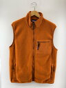 【中古】patagonia◆SYNCHILLA FLEECE VEST/フリースベスト/M/ポリエステル/ORN/23011FA24【メンズウェア】
