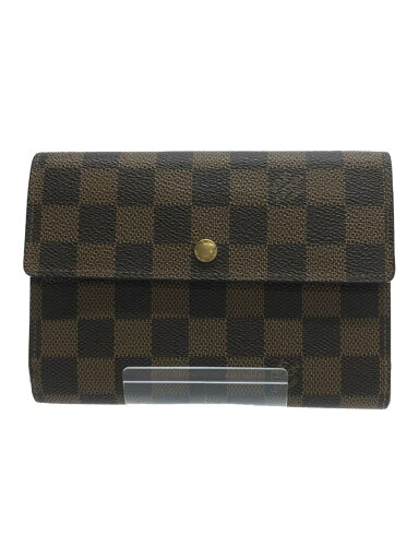 【中古】LOUIS VUITTON◆ポルト・トレゾールエテュイパピエ_ダミエ・エベヌ_BRW/PVC/BRW/メンズ【服飾雑貨他】 【中古】LOUIS VUITTON◆ポルト・トレゾールエテュイパピエ_ダミエ・エベヌ_BRW/PVC/BRW/メンズ【服飾雑貨他】
