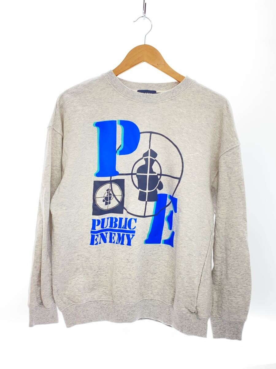 X-LARGE◆×PUBLIC ENEMY/スウェット/M/コットン/GRY