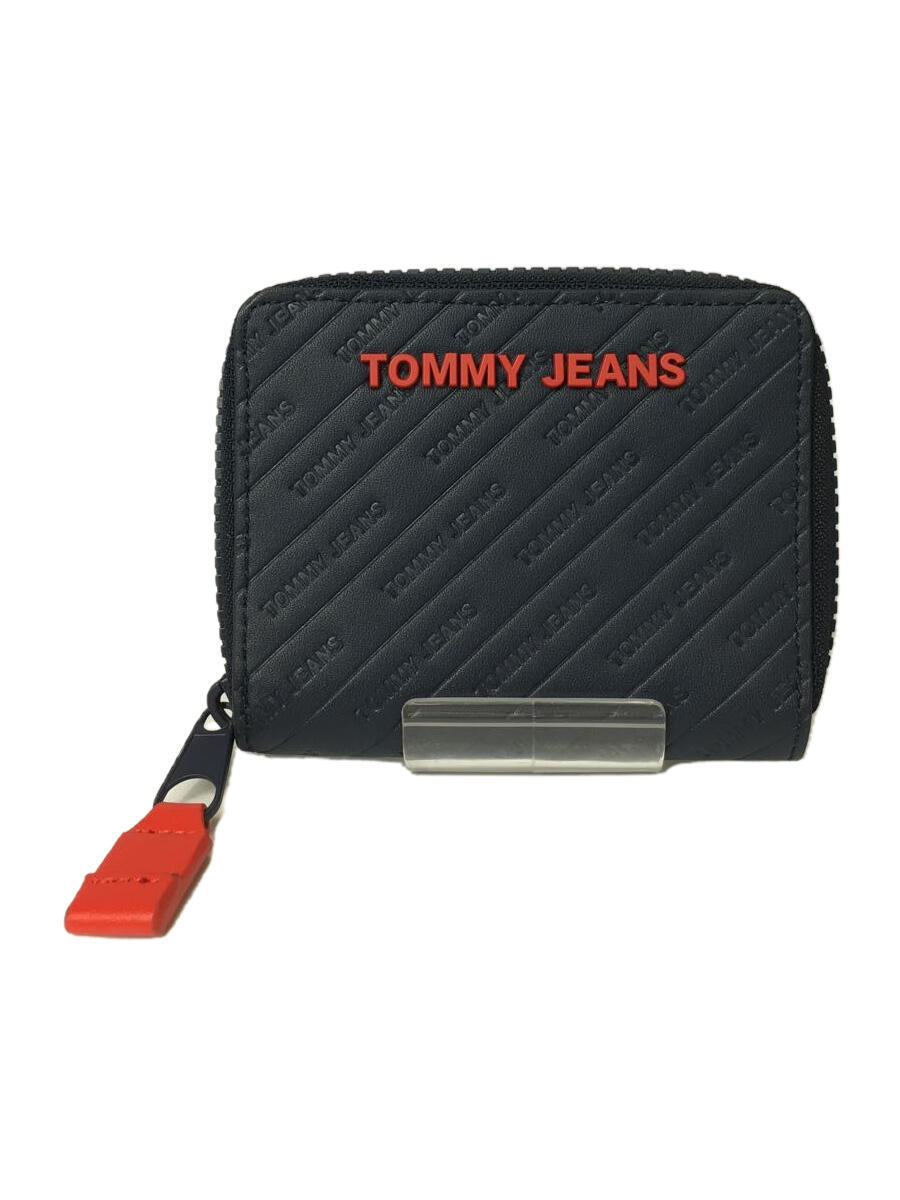 【中古】TOMMY JEANS◆2つ折り財布/--/NVY/メンズ【服飾雑貨他】