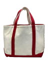【中古】L.L.Bean◆USA製/OAT AND TOTE/トートバッグ/キャンバス/RED/無地/112644//【バッグ】(4)