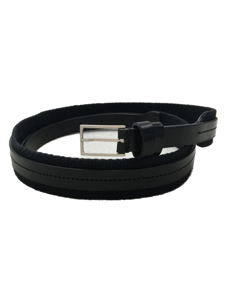 【中古】Dior HOMME◆ベルト/レザー/BLK