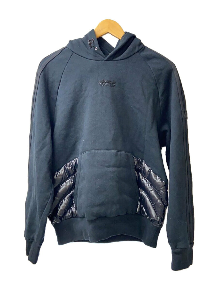 【中古】MONCLER◆パーカー/S/コットン/BLK/I209S8G00004【メンズウェア】