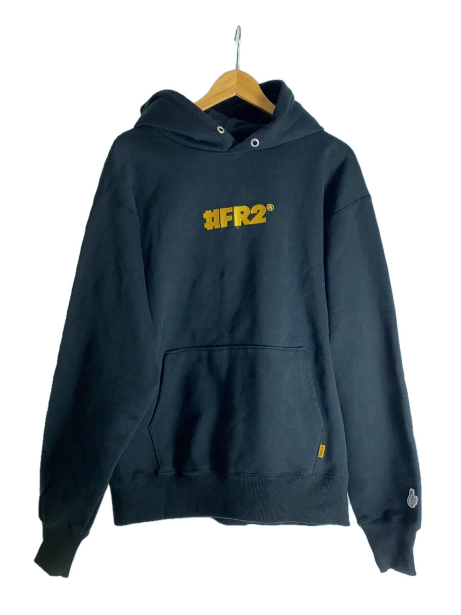 【中古】#FR2◆パーカー/XL/コットン/BLK/無地【メンズウェア】