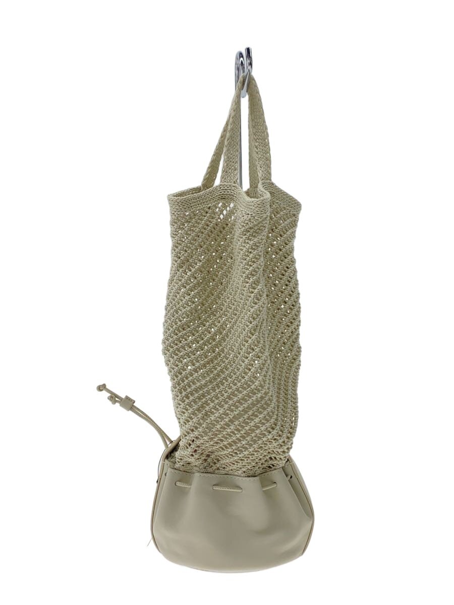 HEREU◆ハンドバッグ/PACKABLE NET HANDBAG/GRY
