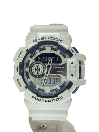 【中古】CASIO◆クォーツ腕時計・G-SHOCK/デジアナ/WHT/WHT【服飾雑貨他】 【中古】CASIO◆クォーツ腕時計・G-SHOCK/デジアナ/WHT/WHT【服飾雑貨他】