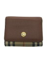 【中古】BURBERRY◆バーバリー/3つ折り財布/8026573/BR