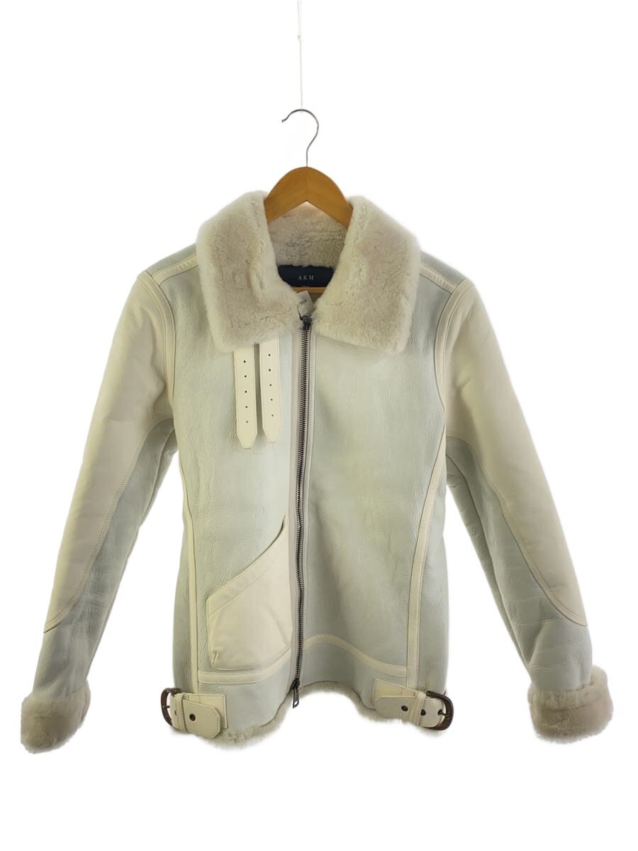 ［美品/中古品］AKMラムレザーシングルライダース アイボリー XLsize 楽天市場】akm レザー 中古（メンズファッション）の通販