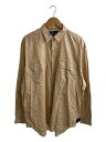 【中古】POLO RALPH LAUREN◆長袖シャツ/XL/コットン/YLW【メンズウェア】