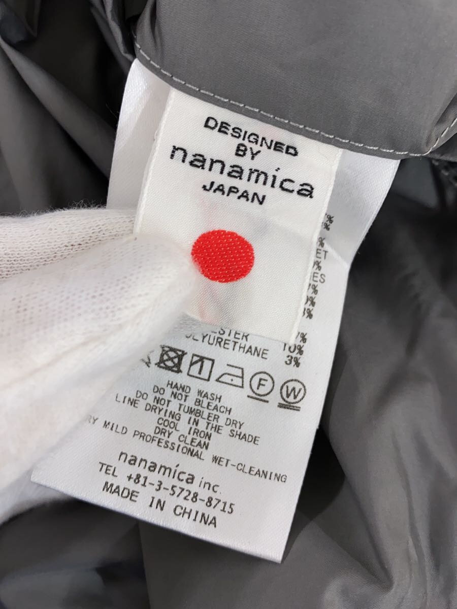 【中古】nanamica◆ナイロンジャケット/--/コットン/GRY/SUAS707【メンズウェア】