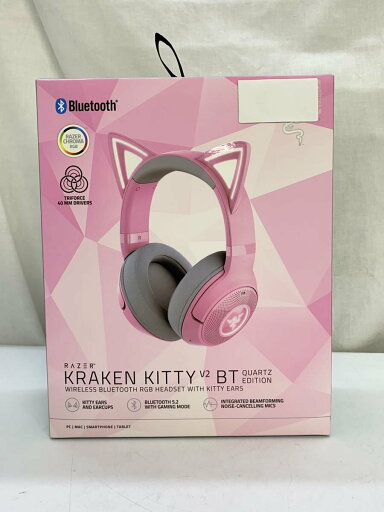 【中古】Razer◆KRAKEN KITTY V2 BT QUARTZ EDITION/RZ04-04860100-R3M1【家電・ビジュアル・オーディオ】 【中古】Razer◆KRAKEN KITTY V2 BT QUARTZ EDITION/RZ04-04860100-R3M1【家電・ビジュアル・オーディオ】