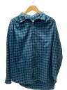 【中古】AiE◆長袖シャツ/S/コットン/GRN/チェック//【メンズウェア】(4)