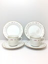 【中古】Noritake◆カップ ソーサー/4点セット/カップ ソーサー×2 ケーキ皿×2/NIPPON TOKI KAISHA【キッチン用品】