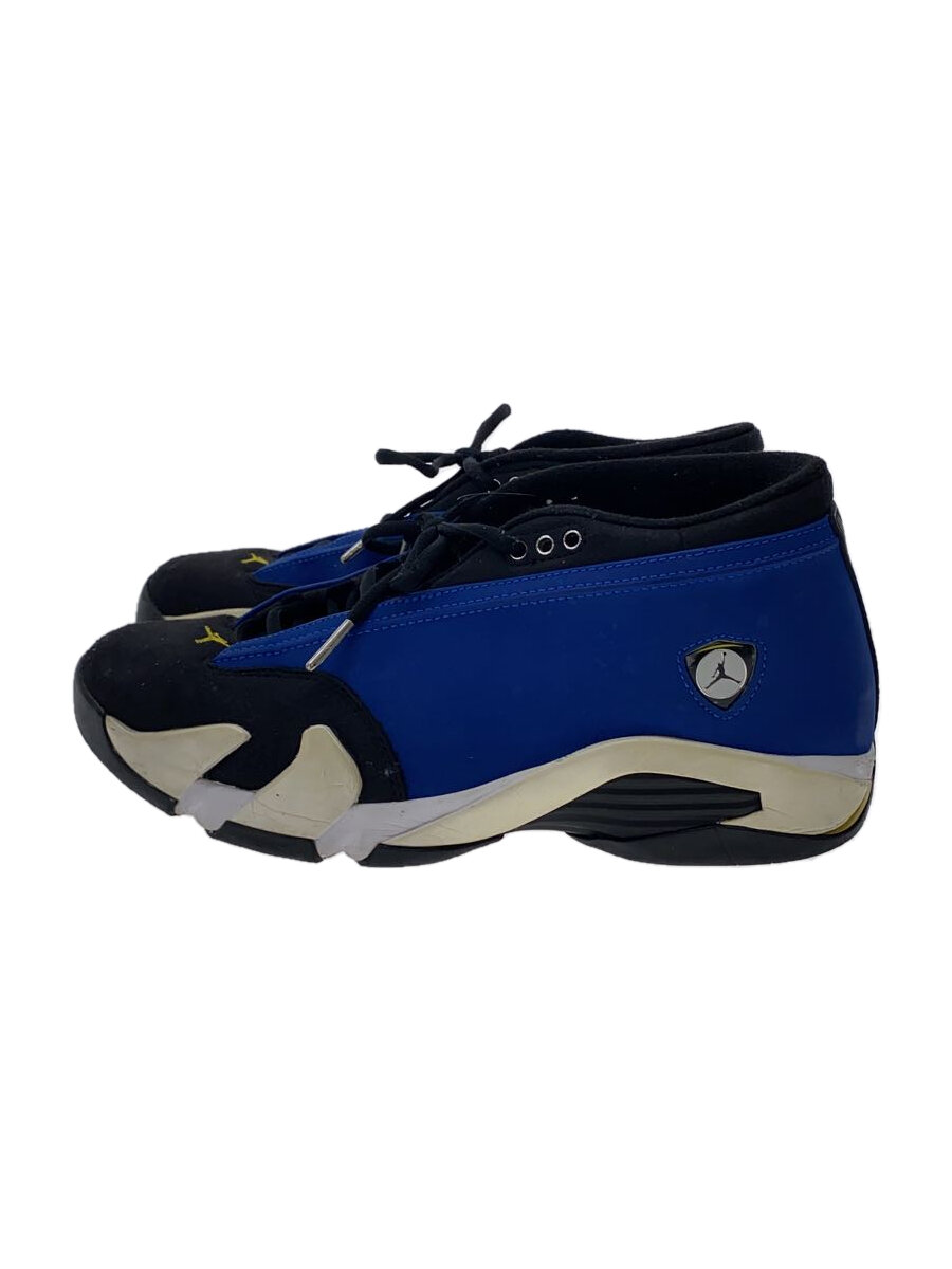 NIKE◆AIR JORDAN 14 RETRO LOW/27.5cm/BLU/807511-405