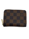 【中古】LOUIS VUITTON◆コインケース/PVC/BRW/レディース/M63070【服飾雑貨他】