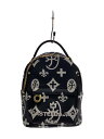 【中古】CASTELBAJAC◆クレア/リュック/レザー/BLK/総柄/068732-4//【バッグ】(4)