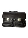 【中古】Cartier◆セリエ エボニー/ブリーフケース/レザー/BRW/無地【バッグ】