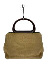 【中古】CHANEL◆ハンドバッグ/ストロー/IVO【バッグ】
