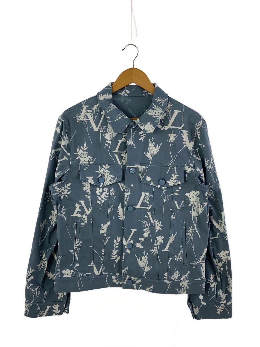 LOUIS VUITTON◆LV DNA Leaf Denim Jacket/ジャケット/コットン/BLU/RM222Q NF1 HNA59W