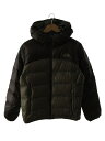 THE NORTH FACE◆ダウンジャケット/S/ナイロン/BRW/無地/ND18950/ACONCAGUA HOODIE