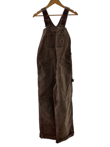 【中古】Carhartt◆オーバーオール/34/コットン/BRW/R06 CHT【メンズウェア】 【中古】Carhartt◆オーバーオール/34/コットン/BRW/R06 CHT【メンズウェア】