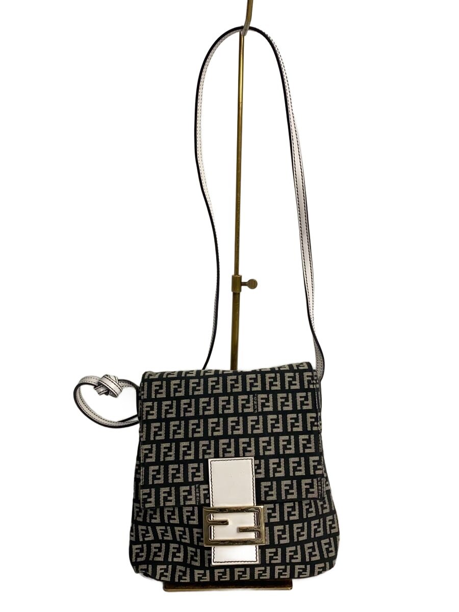 【中古】FENDI◆クラッチバッグ/キャンバス/BLK/AI93084//【バッグ】