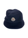 【中古】MONCLER◆24AW/リバーシブルハット/--/ウール/NVY/無地/メンズ/C-A9CO-24【服飾雑貨他】