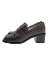 【中古】BEAMS HEART◆ローファー/M/BRW【シューズ】