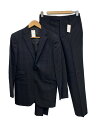 【中古】BURBERRY BLACK LABEL◆スーツ/38/ウール/GRY/ストライプ【メンズウェア】