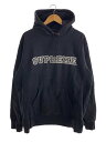 【中古】Supreme◆19AW/THE MOST HOODED SWEATSHIRT/パーカー/XL/コットン/ブラック/首元汚れ【メンズウェア】
