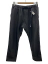 【中古】GRAMICCI◆裏フリースクライミングパンツ/L/ポリエステル/GRY/GMP3-F1015【メンズウェア】