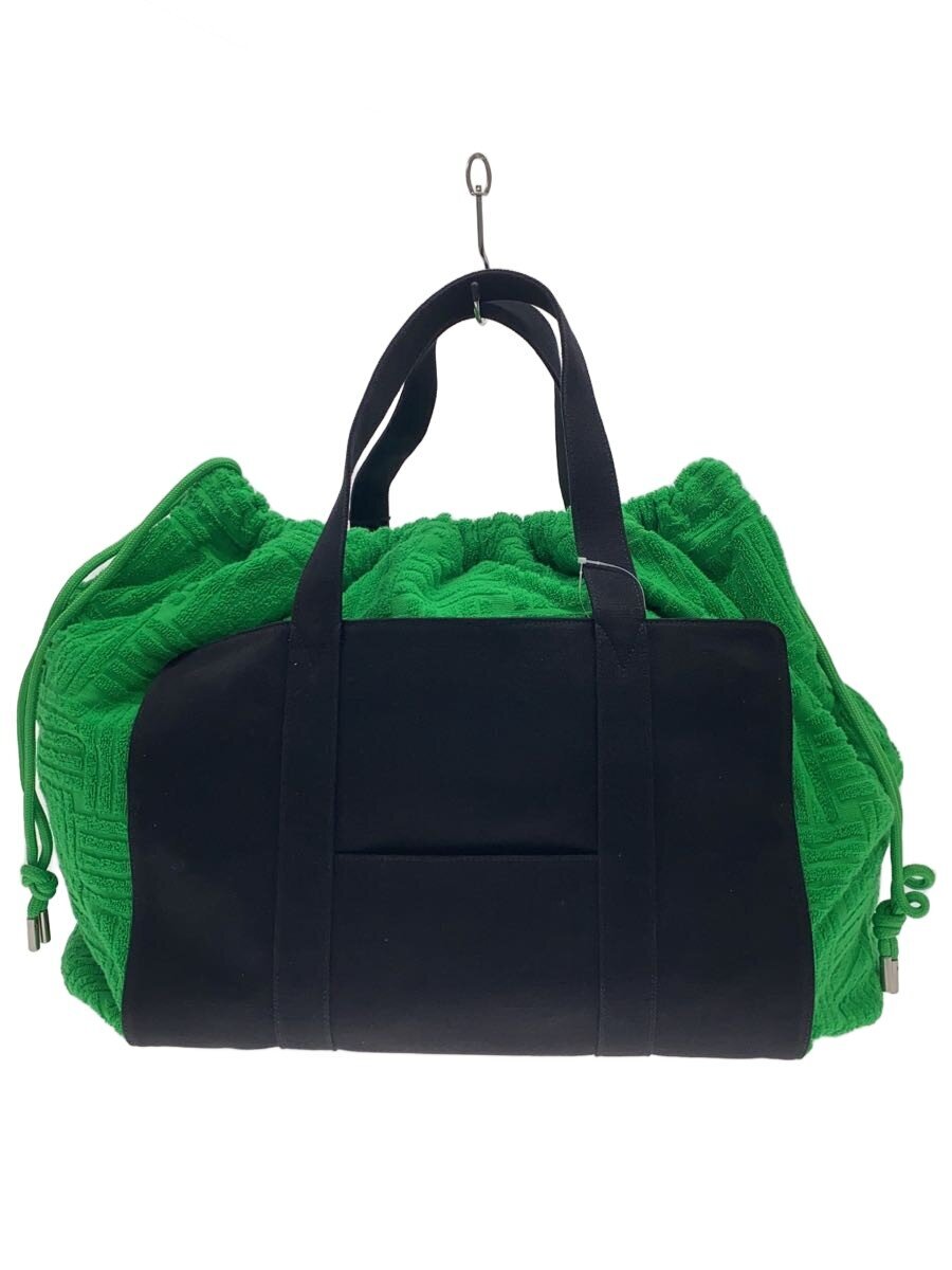 BOTTEGA VENETA - 【中古】BOTTEGA VENETA◆トートバッグ/キャンバス/GRN/無地【バッグ】