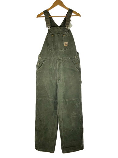 【中古】Carhartt◆オーバーオール/--/コットン/KHK【メンズウェア】 【中古】Carhartt◆オーバーオール/--/コットン/KHK【メンズウェア】