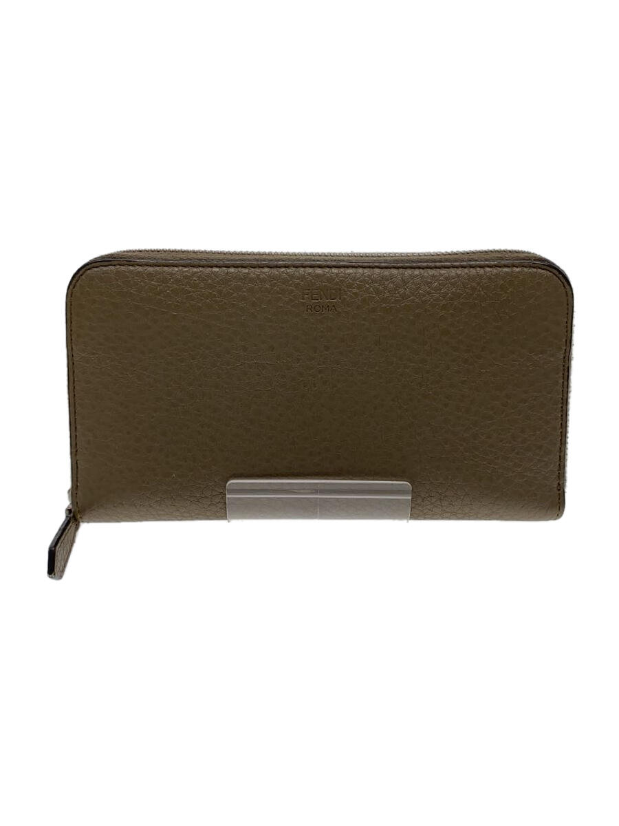 【中古】FENDI◆長財布/レザー/BEG/レディース/m0299-a91b-219-3260【服飾雑貨他】