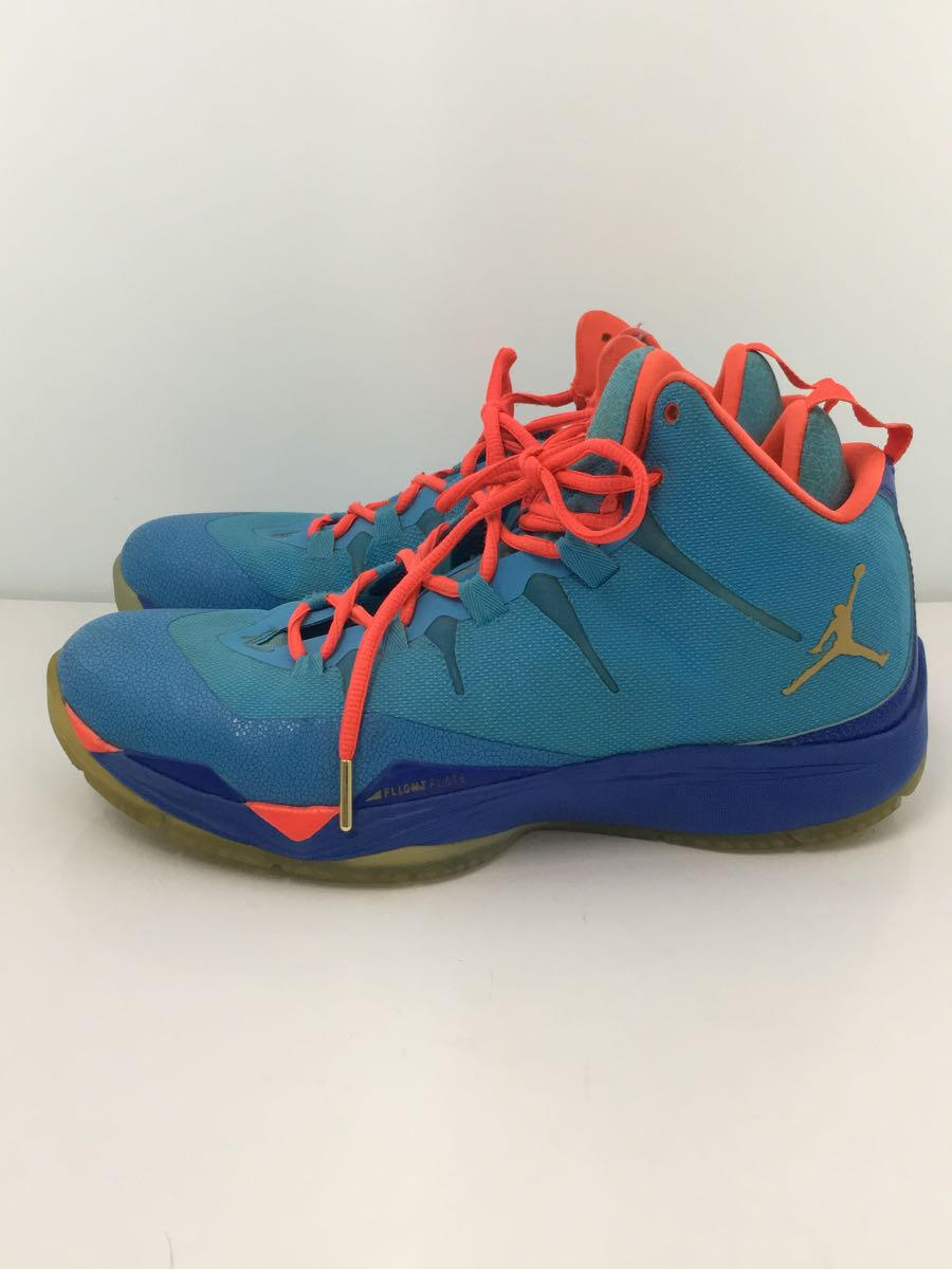 【中古】NIKE◆JORDAN SUPER FLY 2 ALL STAR/ジョーダンスーパーフライオールスター/ブルー/28cm/【シューズ】