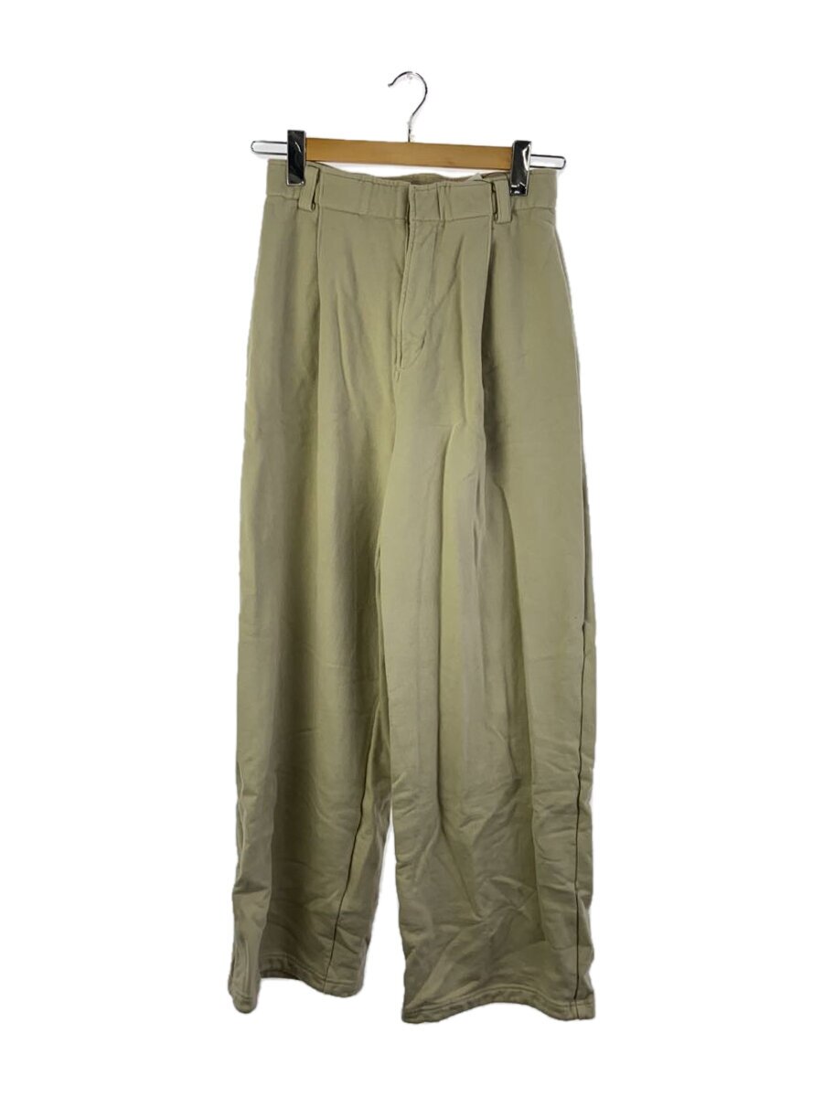 【中古】ETRE TOKYO◆スウェットタックパンツ/ボトム/M/コットン/BEG【レディースウ...