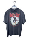 【中古】Spring Ford CLASSIC◆80s/USA製/ACDC/WORLD TOUR 88/Tシャツ/XL/コットン/GRY/プリント【メンズウェア...
