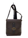 【中古】LOUIS VUITTON◆ユマ_ユタ_BLK/レザー/BRW【バッグ】