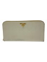【中古】PRADA◆SAFFIANO/ラウンドジップ/長財布/レザー/WHT/無地/レディース//【服飾雑貨他】(4)