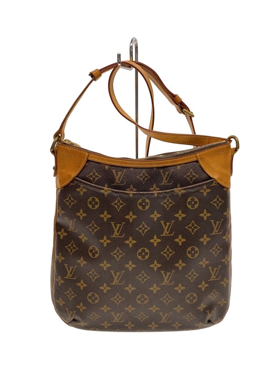 【中古】LOUIS VUITTON◆オデオンMM_モノグラム・キャンバス/PVC/BRW//【バッグ】