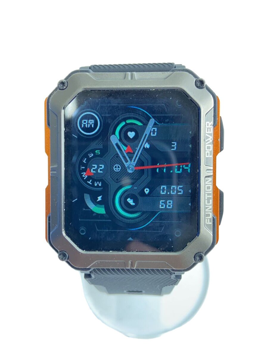 【中古】GREEN HOUSE◆スマートウォッチ/デジタル/GH-SMWGA-BK【服飾雑貨他】
