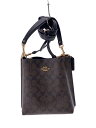 【中古】COACH◆ショルダーバッグ/--/BRW/総柄/F2233【バッグ】(4)